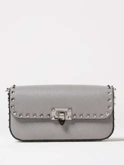 Borsa a tracolla Rockstud Valentino Garavani in pelle martellata