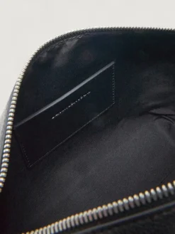 Borsa a tracolla Ultralight in pelle sintetica a grana Calvin Klein