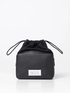 Borsa 5AC Maison Margiela in pelle a grana e canvas