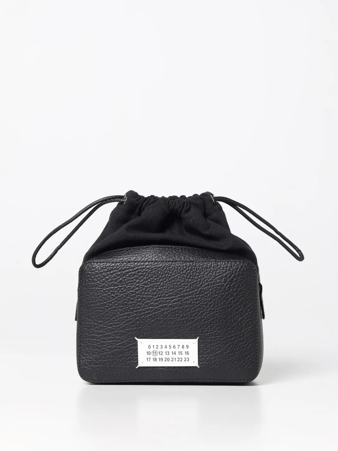 Borsa 5AC Maison Margiela in pelle a grana e canvas