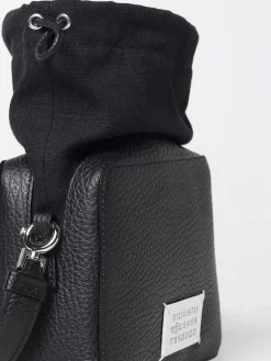 Borsa 5AC Maison Margiela in pelle a grana e canvas