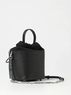 Borsa 5AC Maison Margiela in pelle a grana e canvas