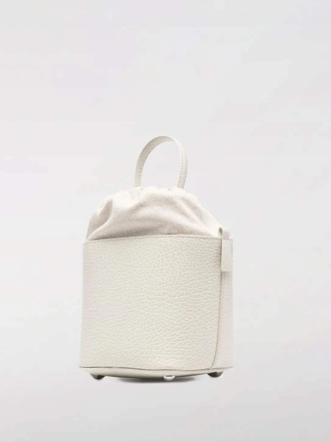 Borsa 5AC Maison Margiela in pelle a grana e canvas