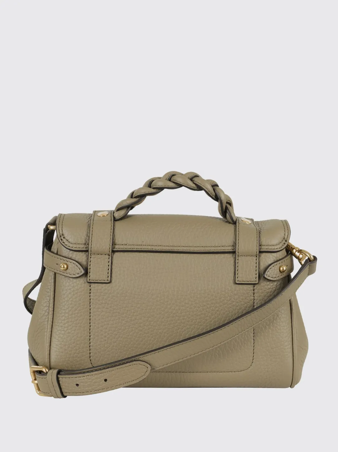 Borsa Alexa Mulberry in pelle a grana