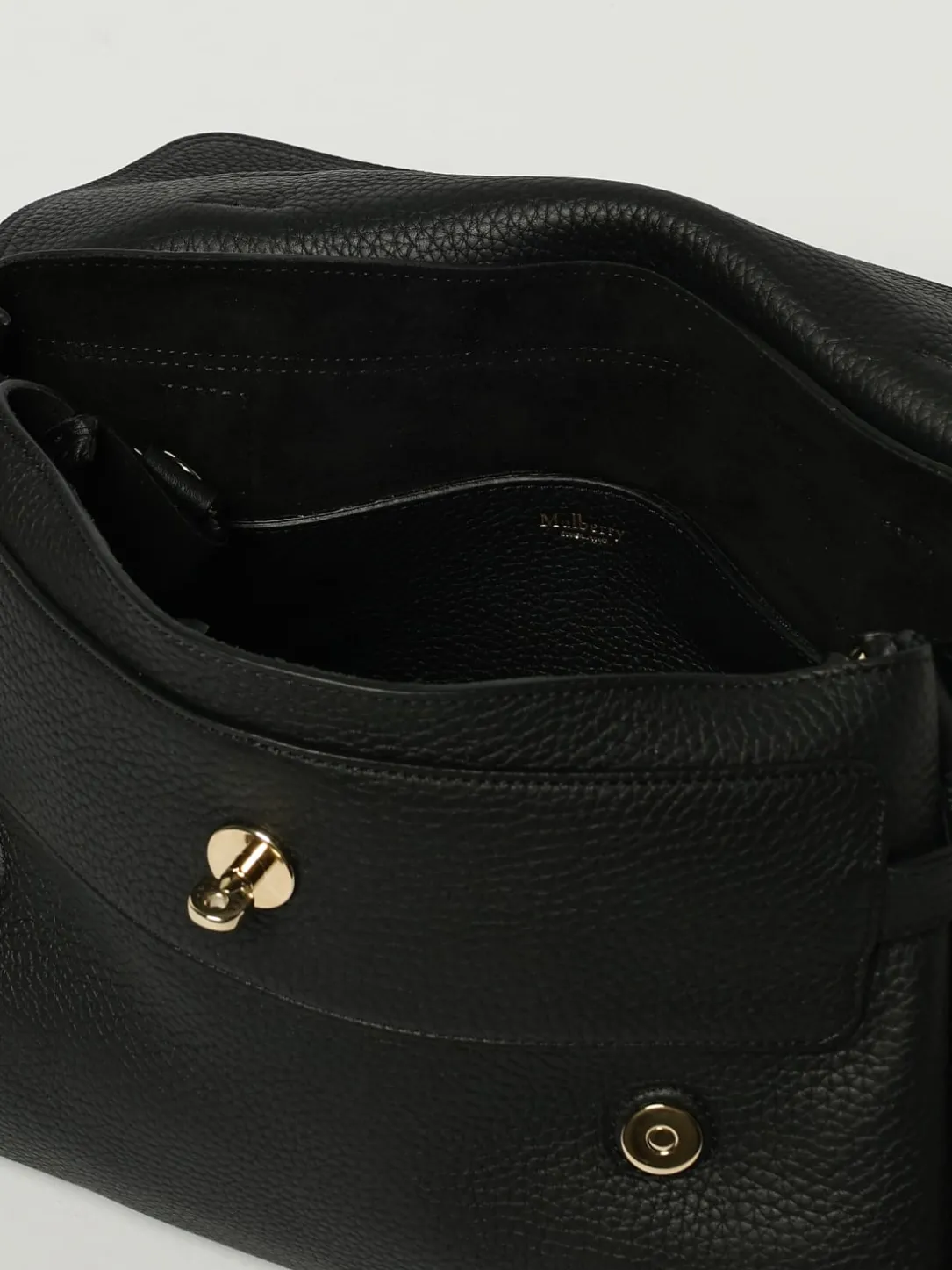 Borsa Alexa Mulberry in pelle a grana
