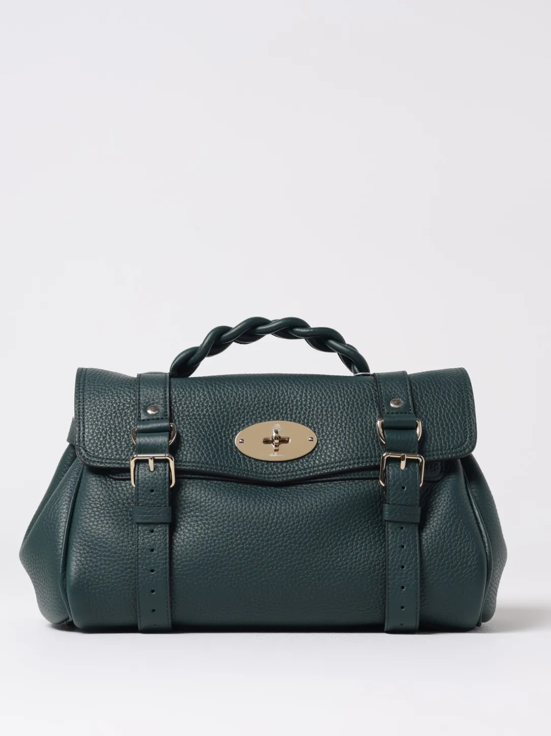 Borsa Alexa Mulberry in pelle a grana