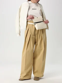 Borsa All-Day Jil Sander in pelle palmellata