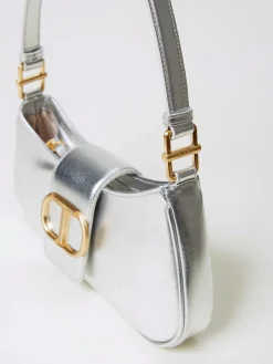 Borsa Amie Twinset in pelle laminata