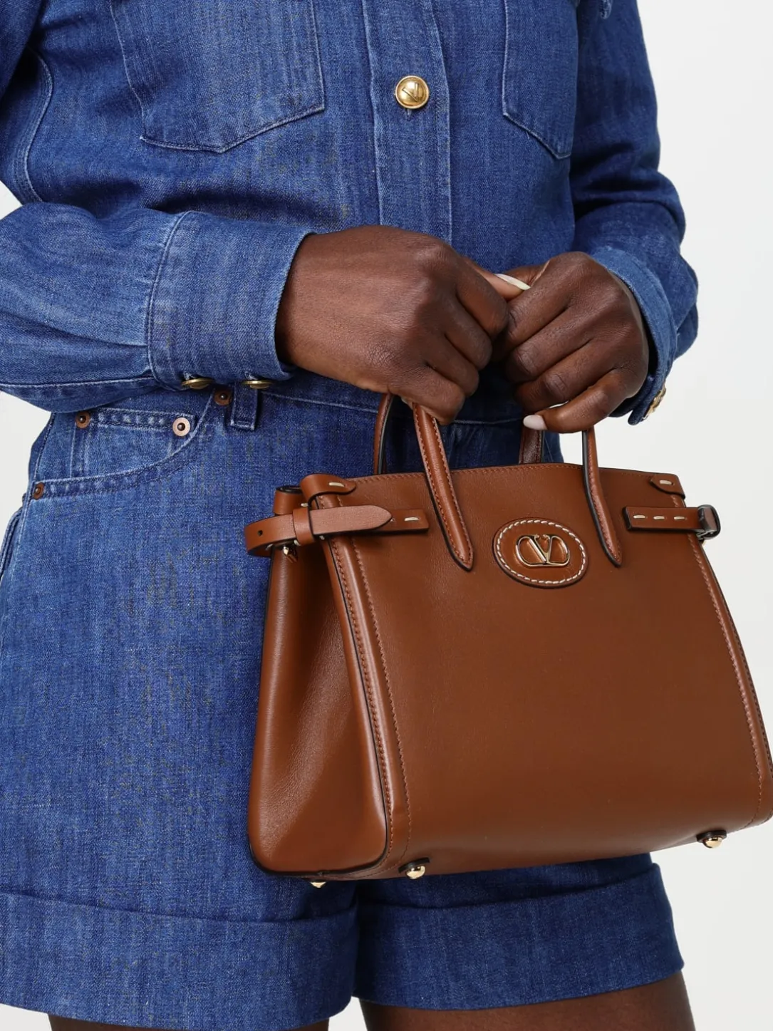 Borsa Antibes Valentino Garavani in nappa