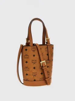 Borsa Aren tote in cotone con logo Mcm