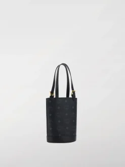 Borsa Aren tote in cotone con logo Mcm