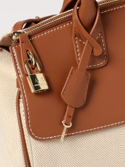 Borsa Armani Exchange in canvas e pelle sintetica