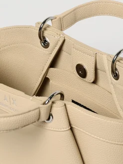 Borsa Armani Exchange in pelle sintetica a grana