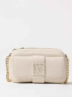 Borsa Armani Exchange in pelle sintetica a grana