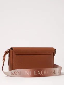 Borsa Armani Exchange in pelle sintetica a grana