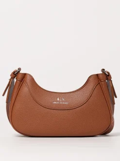 Borsa Armani Exchange in pelle sintetica a grana