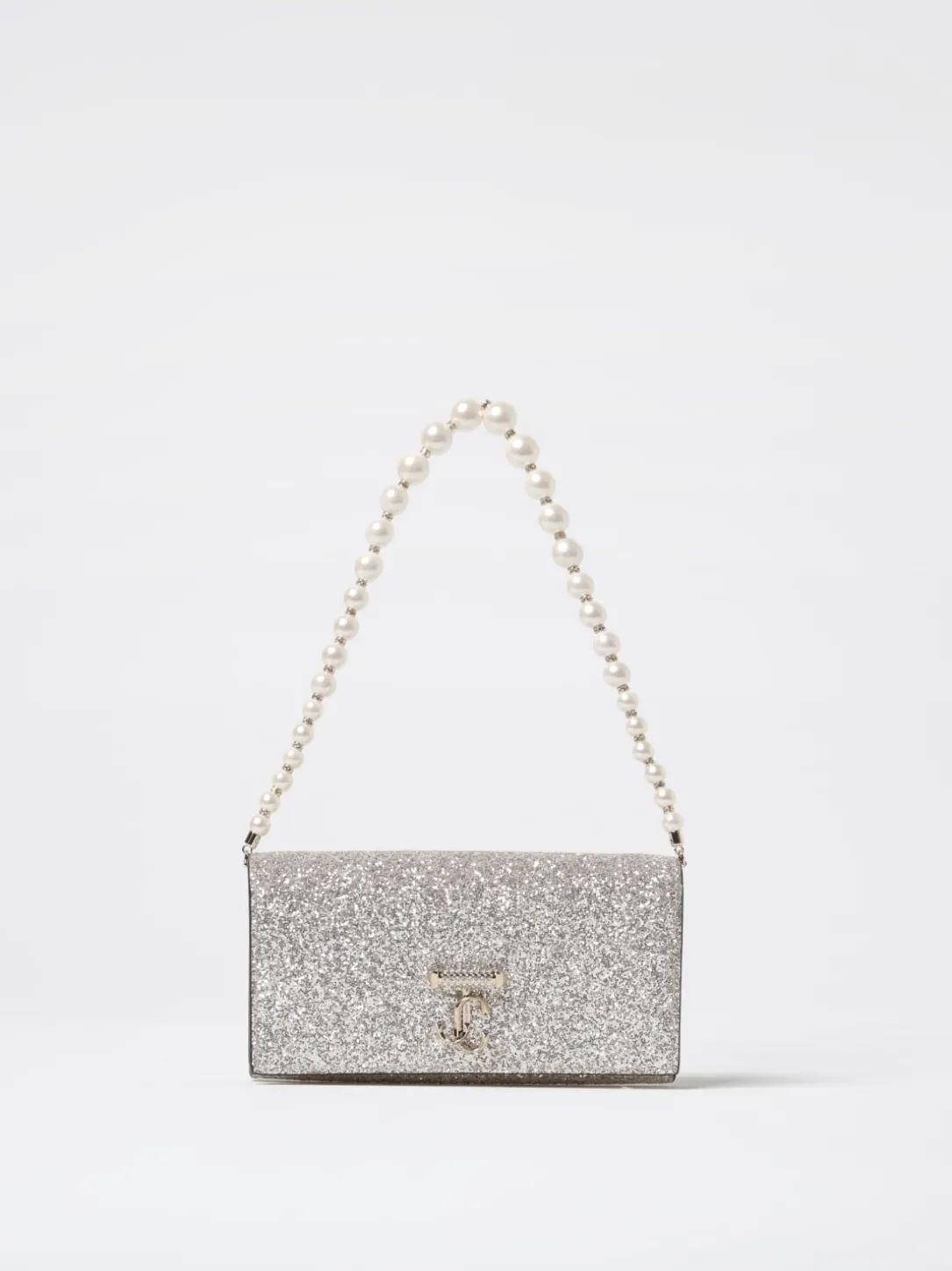 Borsa Avenue Jimmy Choo in pelle glitter