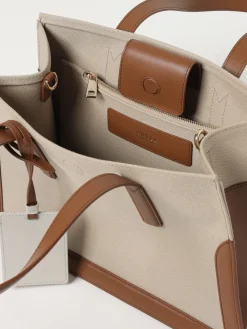 Borsa Baia Medium Furla in canvas di cotone e pelle