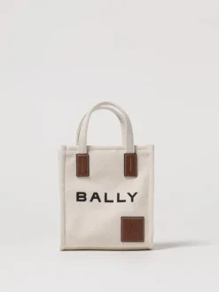 Borsa Bally in canvas di cotone e pelle