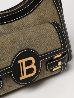 Borsa Balmain in canvas e pelle