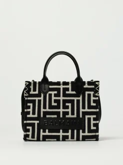 Borsa B-Army Balmain canvas e pelle