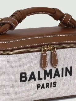 Borsa B-Army Balmain in tela e pelle