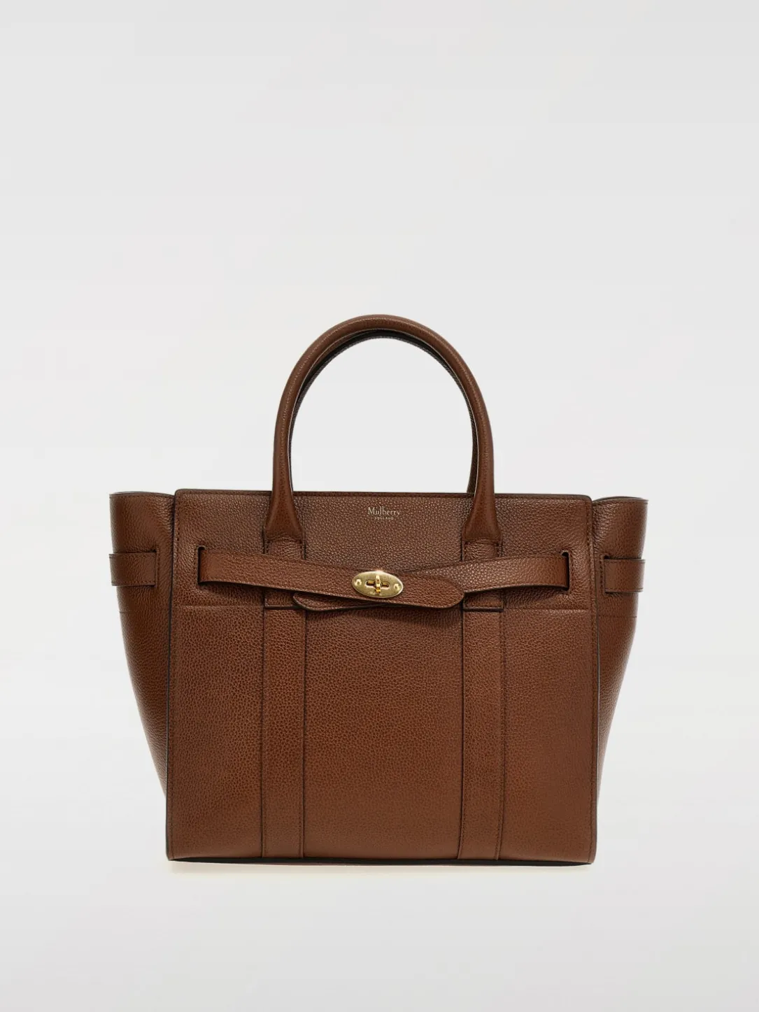 Borsa Bayswater Mulberry in pelle a grana