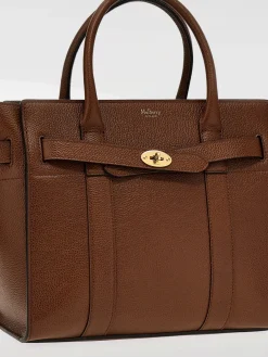 Borsa Bayswater Mulberry in pelle a grana