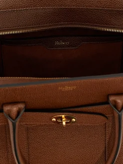 Borsa Bayswater Mulberry in pelle a grana