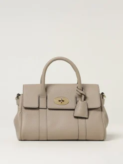 Borsa Bayswater Mulberry in pelle a grana