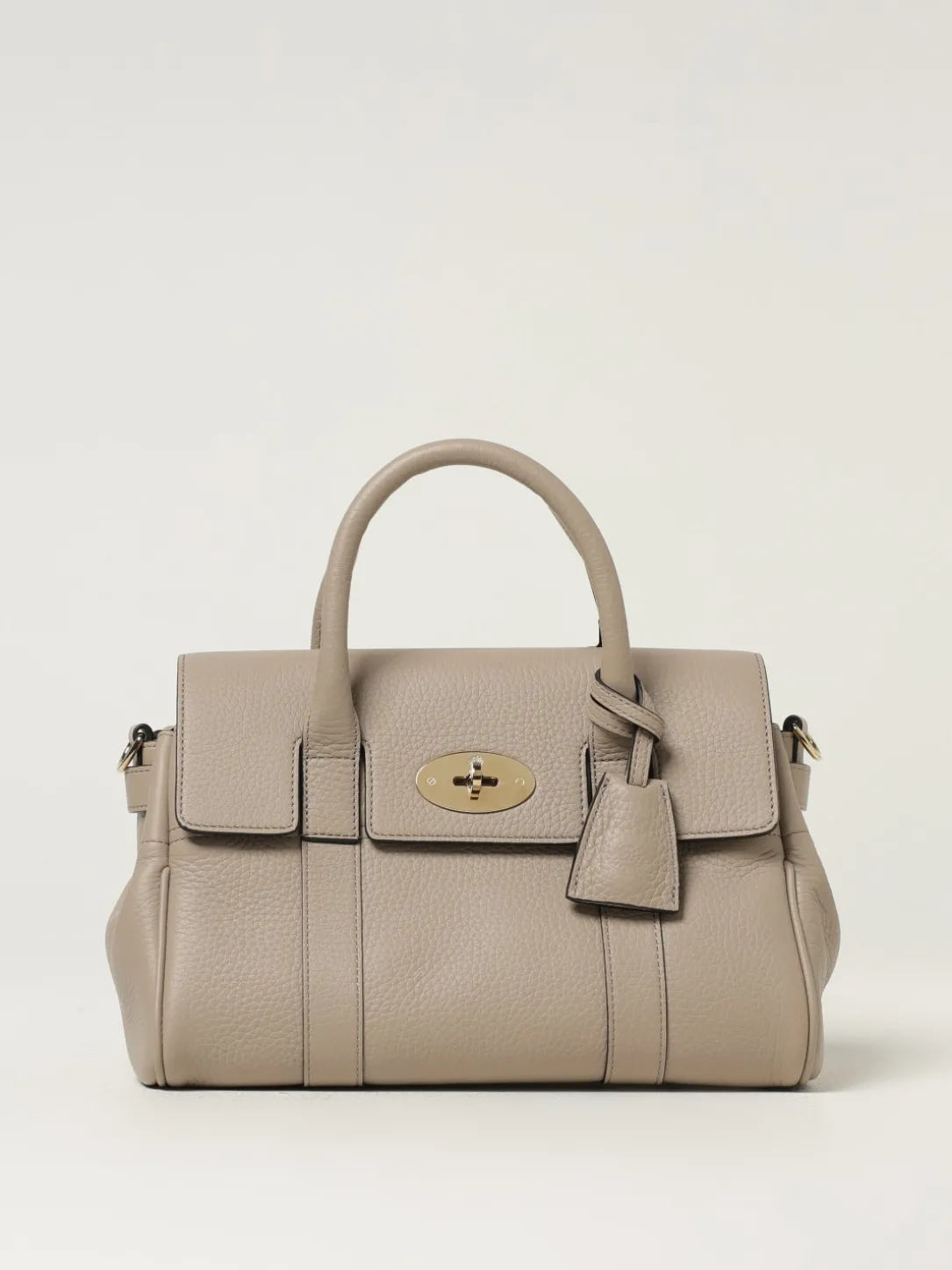 Borsa Bayswater Mulberry in pelle a grana