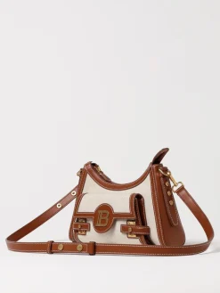 Borsa B-Buzz Balmain in pelle e canvas
