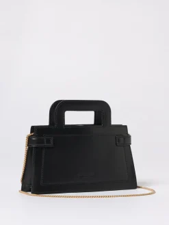 Borsa B-Buzz Balmain in pelle e canvas jacquard