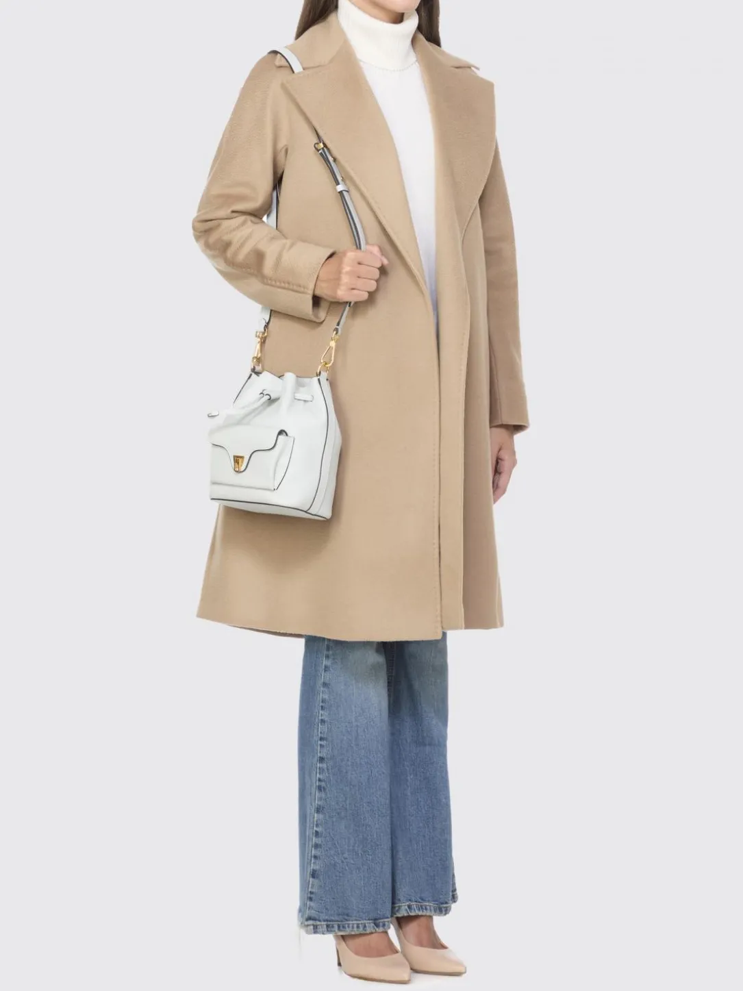 Borsa Beat Generation Coccinelle in pelle a grana