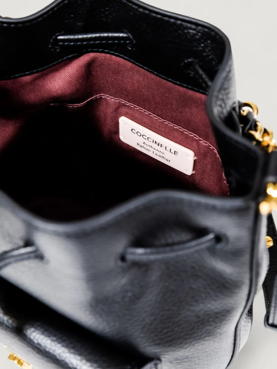 Borsa Beat Generation Coccinelle in pelle a grana