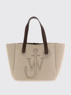 Borsa Belt JW Anderson in shearling e pelle