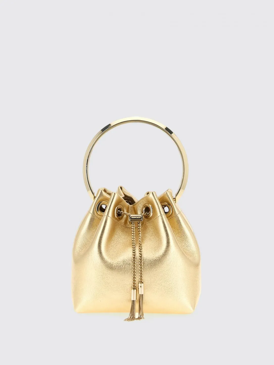 Borsa Bon Bon Jimmy Choo in nappa metallizzata