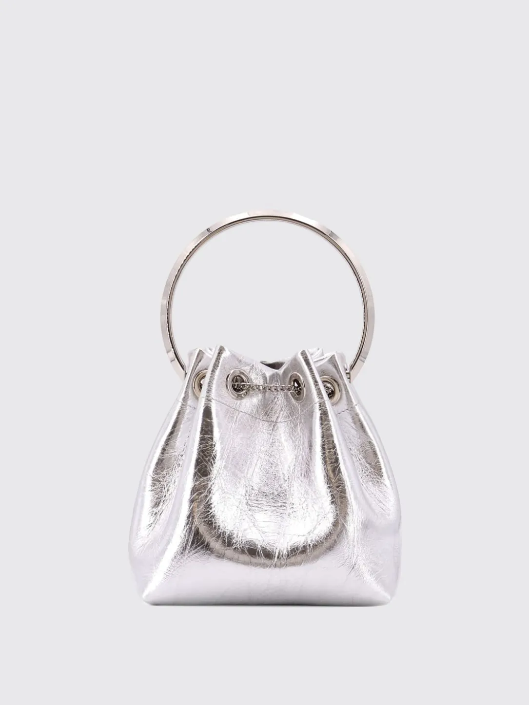Borsa Bon Bon Jimmy Choo in pelle metallizzata