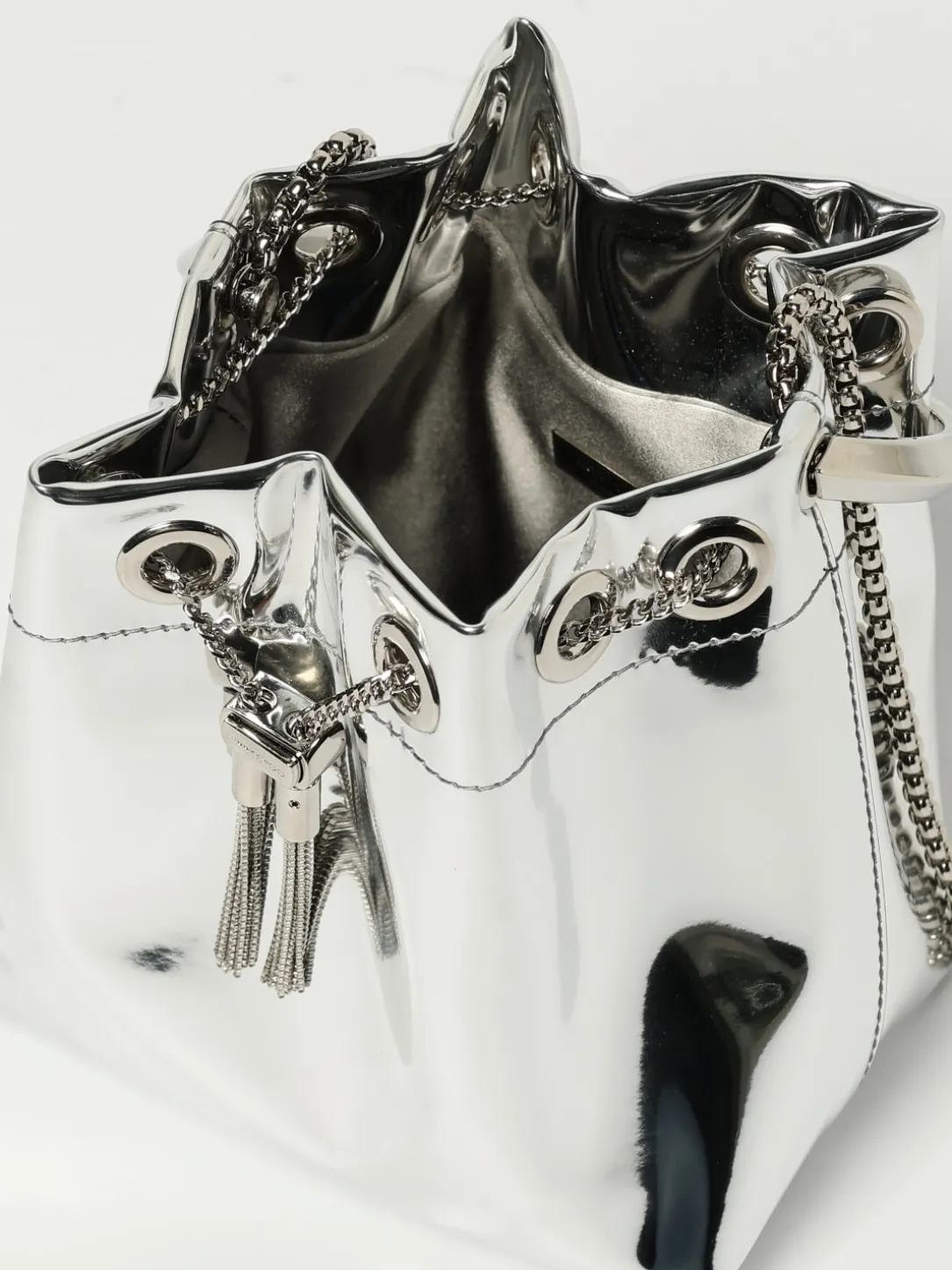 Borsa Bon Bon Jimmy Choo in pelle sintetica laminata