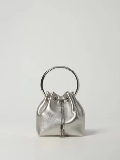 Borsa Bon Bon Jimmy Choo in pelle metallizzata