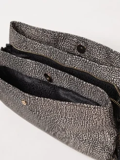 Borsa Borbonese in nylon riciclato stampa OP