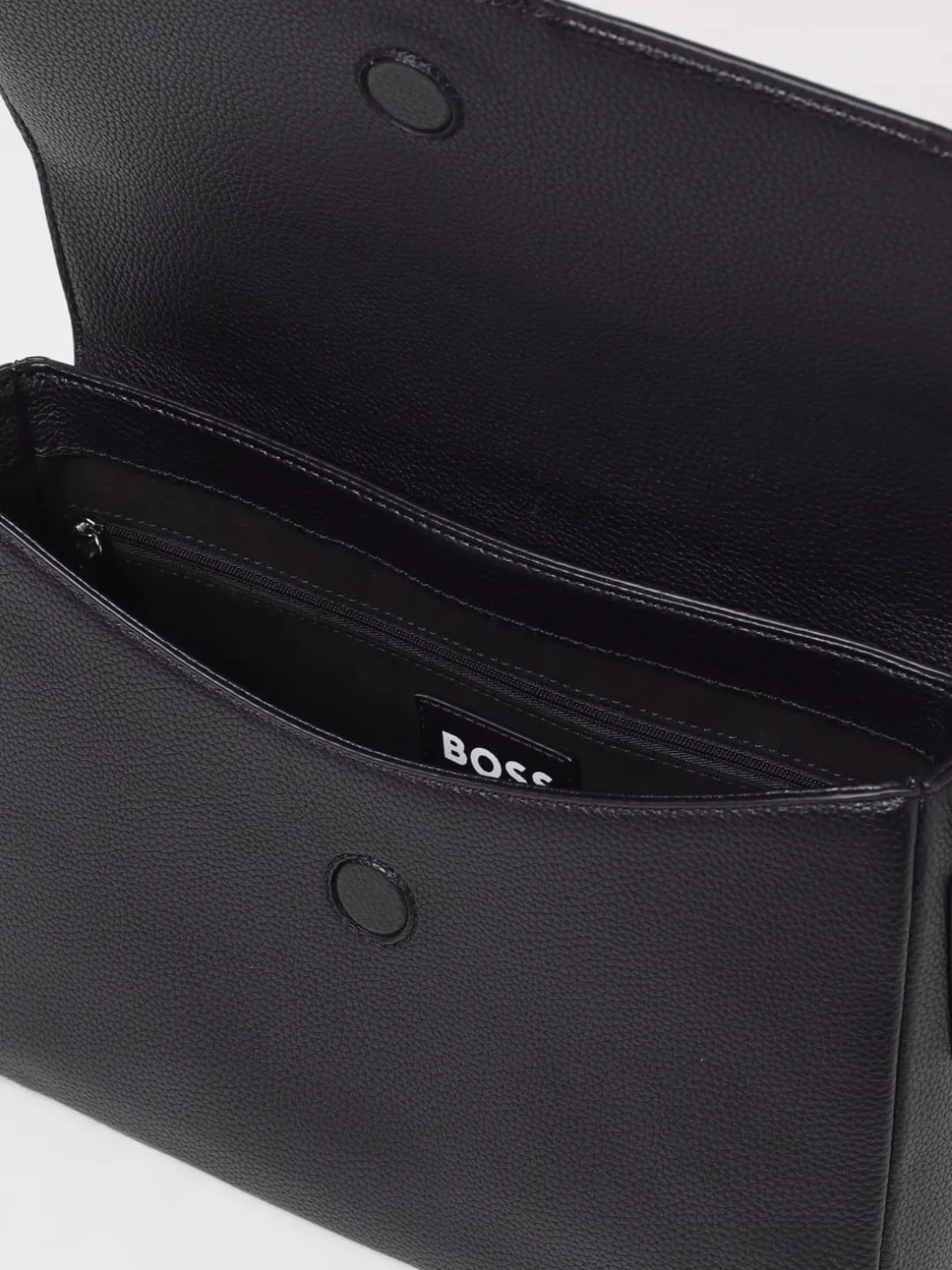 Borsa Boss in pelle sintetica a grana