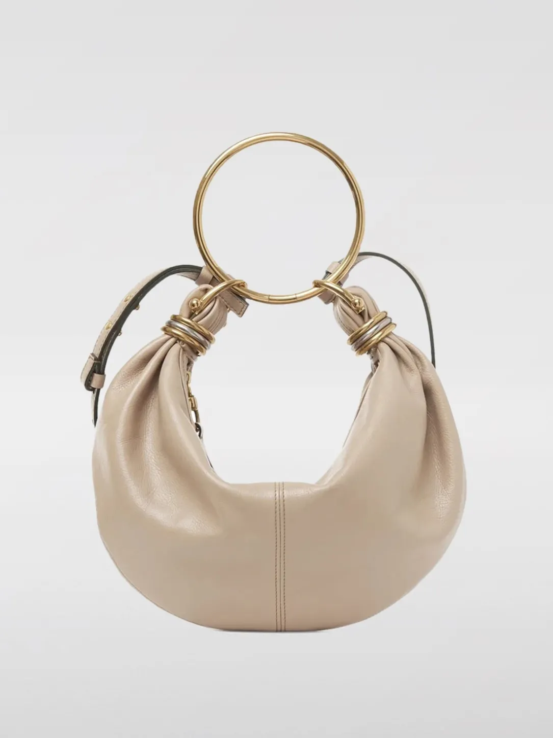 Borsa Bracelet Chloè in pelle martellata