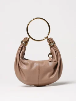 Borsa Bracelet Chloè in pelle martellata