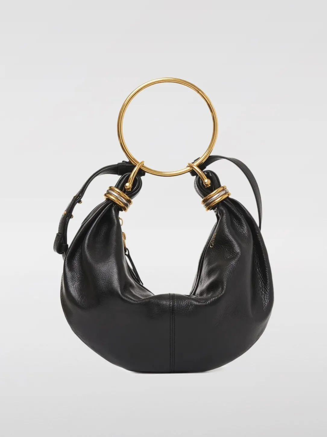 Borsa Bracelet Chloè in pelle martellata