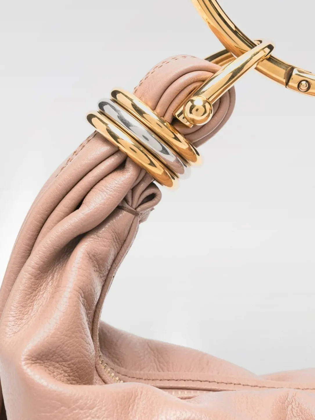 Borsa Bracelet Hobo Chloè in pelle a grana