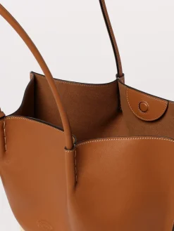 Borsa Bux Tod's in pelle e rafia intrecciata