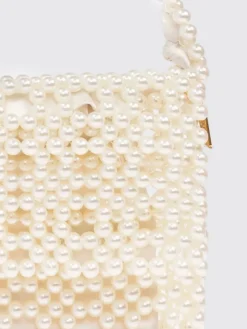 Borsa by Malene Birger in perle sintetiche con lavorazione ricamata