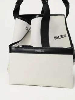Borsa Cabas Balenciaga in canvas di cotone organico
