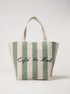 Borsa Cafè De Karl Karl Lagerfeld reversibile in canvas di cotone riciclato